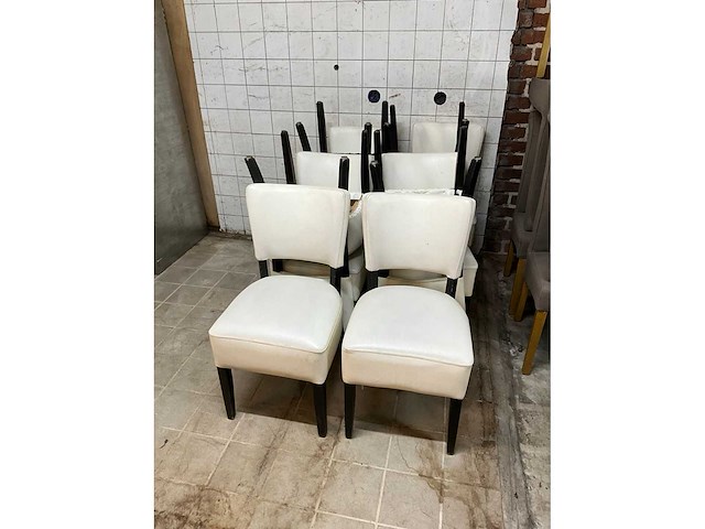Kunstlederen restaurantstoelen (10x) - afbeelding 4 van  4