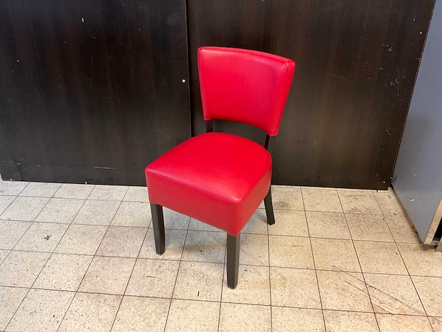 Kunstlederen restaurantstoelen (14x) - afbeelding 1 van  6