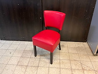 Kunstlederen restaurantstoelen (14x) - afbeelding 1 van  6