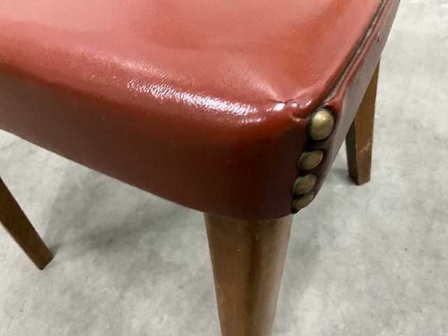 Kunstlederen restaurantstoelen (17x) - afbeelding 5 van  7