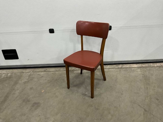 Kunstlederen restaurantstoelen (17x) - afbeelding 1 van  7