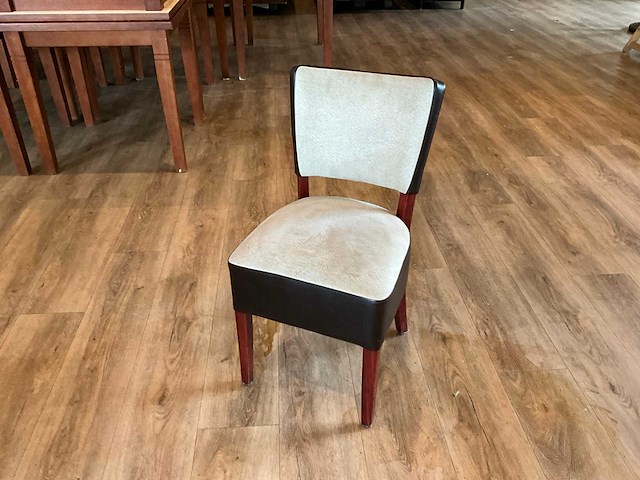 Kunstlederen restaurantstoelen (26x) - afbeelding 1 van  4