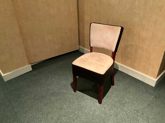 Kunstlederen restaurantstoelen (48x) - afbeelding 1 van  5