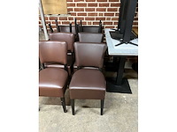 Kunstlederen restaurantstoelen (4x) - afbeelding 5 van  5