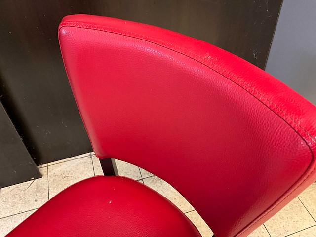 Kunstlederen restaurantstoelen (6x) - afbeelding 5 van  6