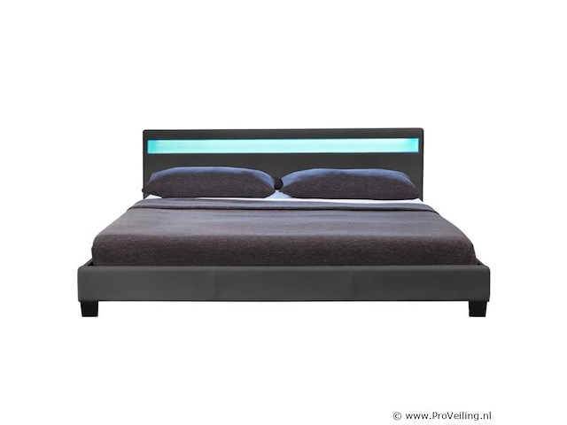 Kunstleren bed paris 140x200cm - afbeelding 4 van  10