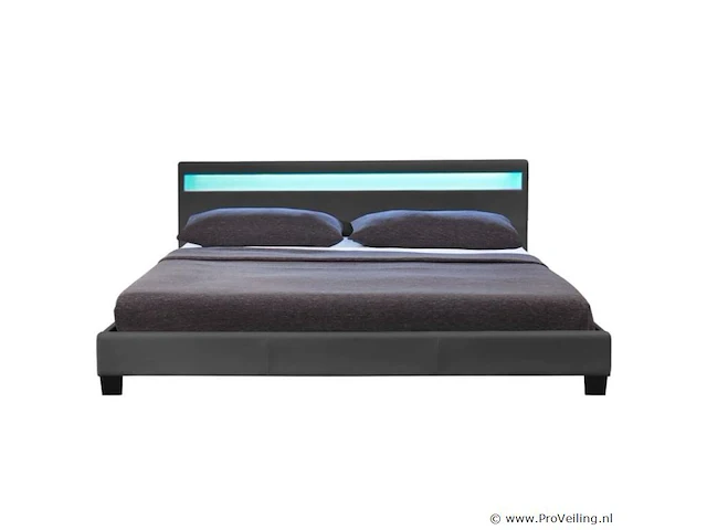 Kunstleren bed paris 140x200cm - afbeelding 4 van  10
