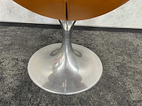 Kunstleren design stoel cognac - afbeelding 7 van  10