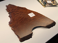 Kunstobject hout circa 50 x 70 cm met dikte 23 mm. - afbeelding 1 van  3