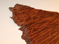 Kunstobject hout circa 50 x 70 cm met dikte 23 mm. - afbeelding 2 van  3