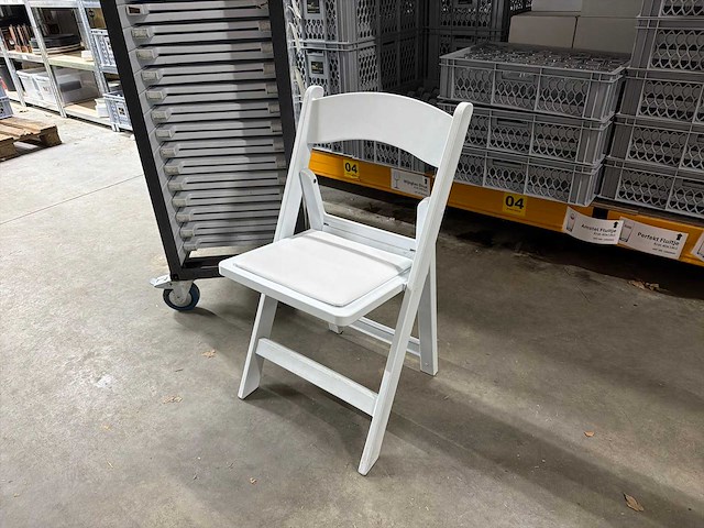 Kunstof klap stoelen (25x) - afbeelding 1 van  5