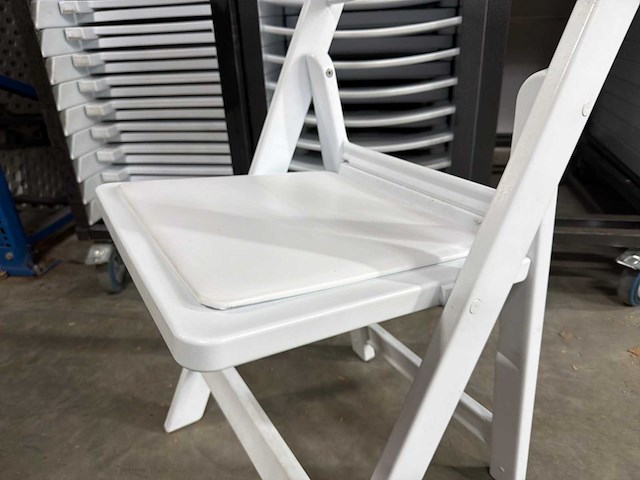 Kunstof klap stoelen (47x) - afbeelding 2 van  6