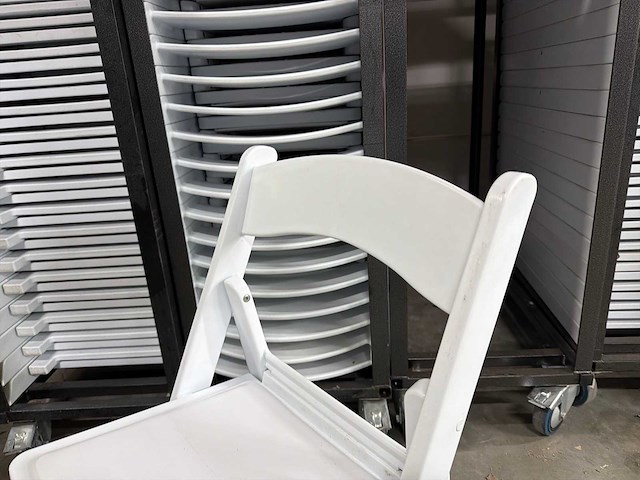Kunstof klap stoelen (47x) - afbeelding 3 van  6
