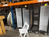 Kunstof klap stoelen (47x) - afbeelding 5 van  6