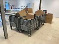 Kunstof transportkar (4x)
