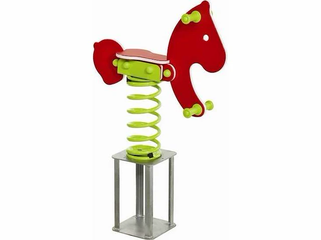 Kunstof veertoestel "pony" - 79,5x30x58,5 cm - afbeelding 3 van  5