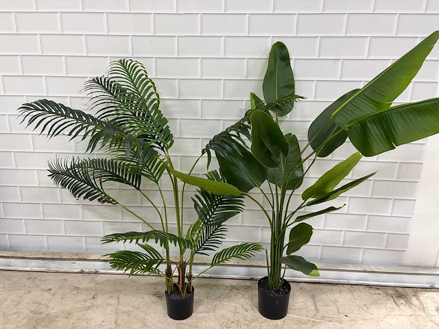 Kunstplant (2x) - afbeelding 1 van  5