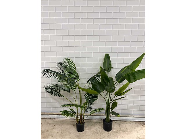 Kunstplant (2x) - afbeelding 2 van  5