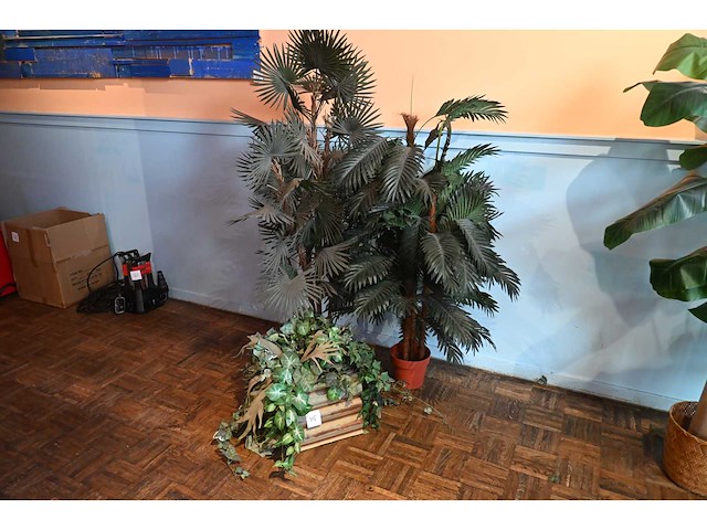 Kunstplant (3x) - afbeelding 1 van  4