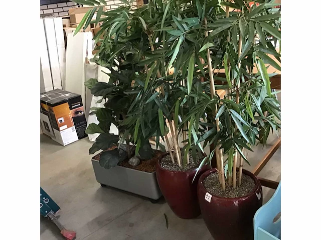 Kunstplant (3x) - afbeelding 4 van  4
