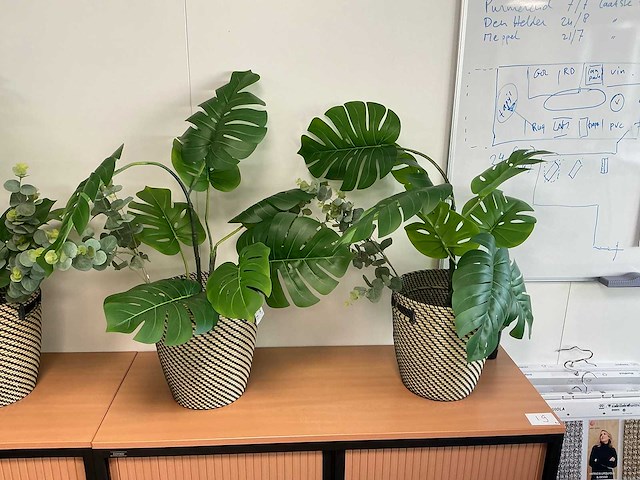 Kunstplant (4x) - afbeelding 1 van  3