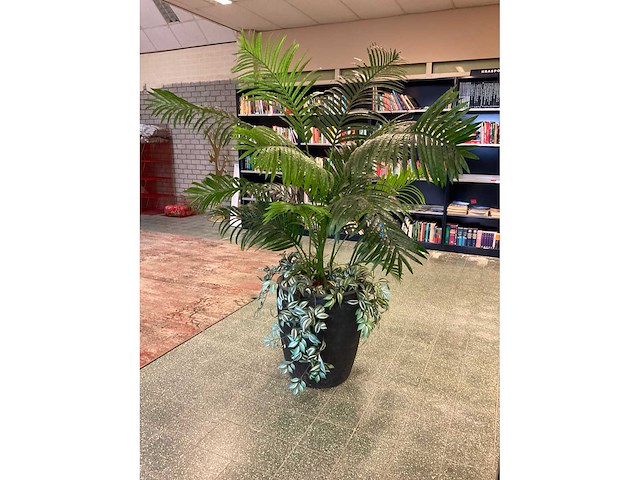 Kunstplant goudpalm | 195 cm - afbeelding 2 van  6