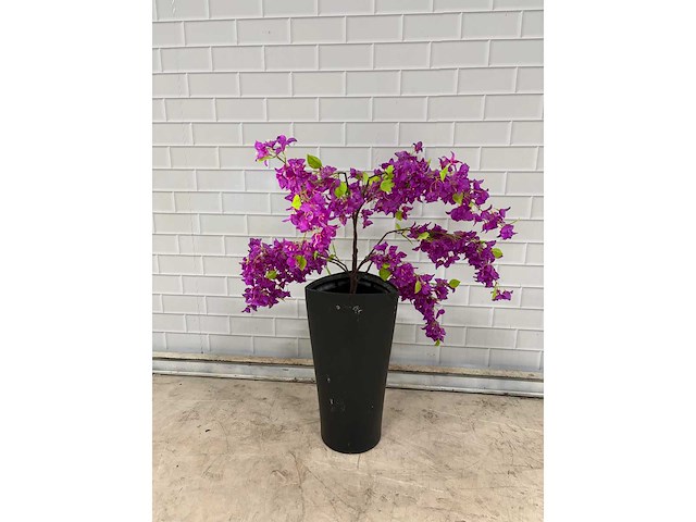 Kunstplant in kunststof pot - afbeelding 2 van  4