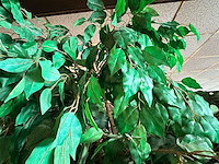 Kunstplant in metalen plantenbak (4x) - afbeelding 2 van  4