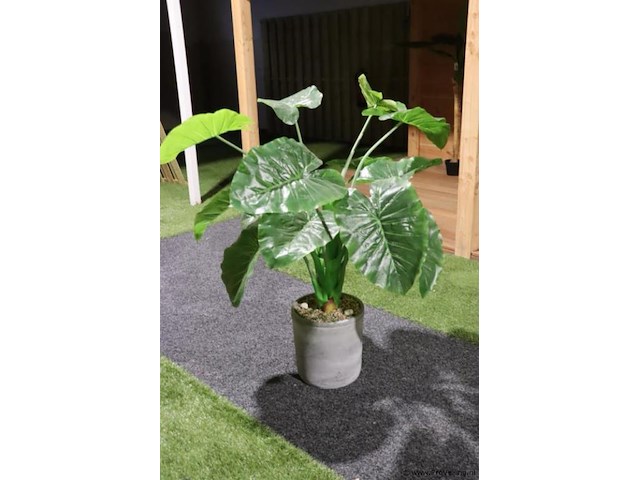 Kunstplant in pot - 118cm (h) - afbeelding 1 van  3