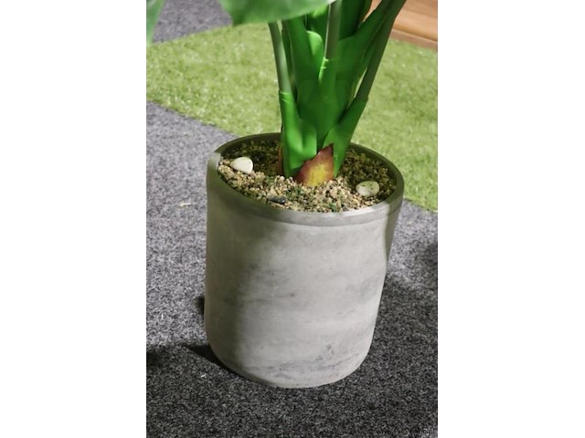 Kunstplant in pot - 118cm (h) - afbeelding 3 van  3