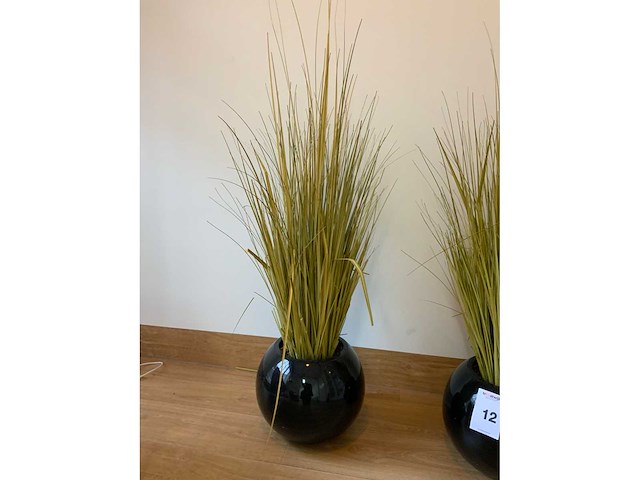 Kunstplant in pot (2x) - afbeelding 4 van  5