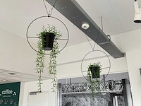 Kunstplant in pot (2x) - afbeelding 1 van  2
