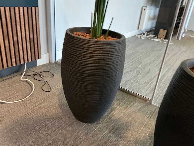 Kunstplant in pot (2x) - afbeelding 3 van  5