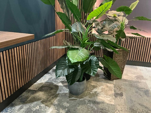 Kunstplant in pot (3x) - afbeelding 3 van  6