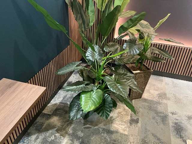 Kunstplant in pot (3x) - afbeelding 4 van  6