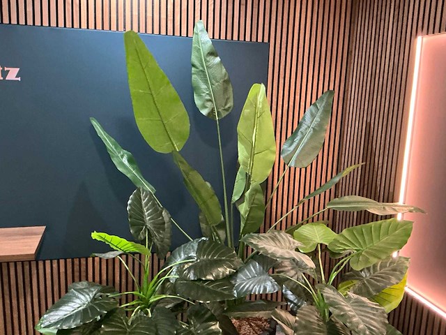 Kunstplant in pot (3x) - afbeelding 6 van  6