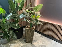 Kunstplant in pot (3x) - afbeelding 2 van  6