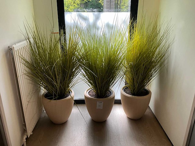 Kunstplant in pot (4x) - afbeelding 1 van  4
