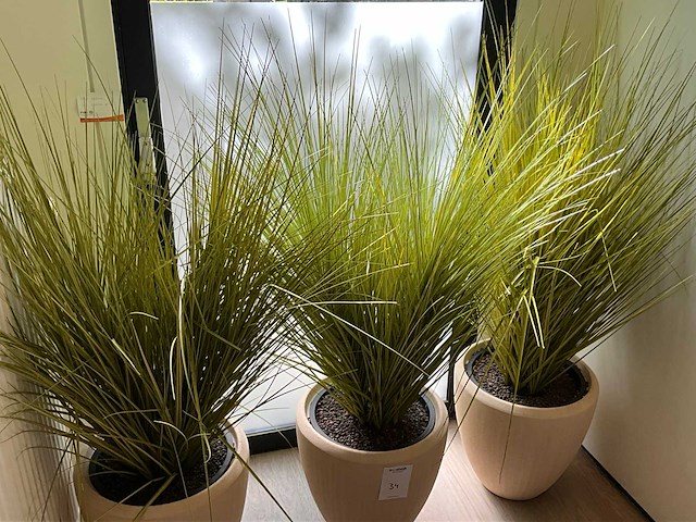Kunstplant in pot (4x) - afbeelding 3 van  4