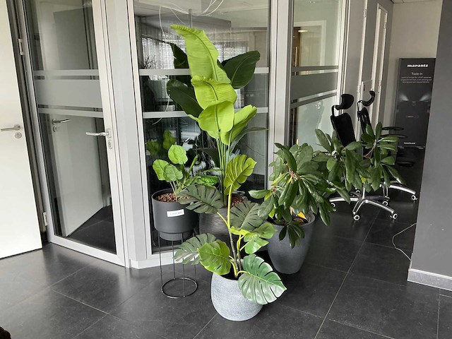 Kunstplant in pot (4x) - afbeelding 1 van  6