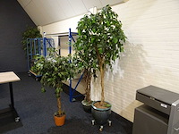 Kunstplant in pot (4x) - afbeelding 1 van  2