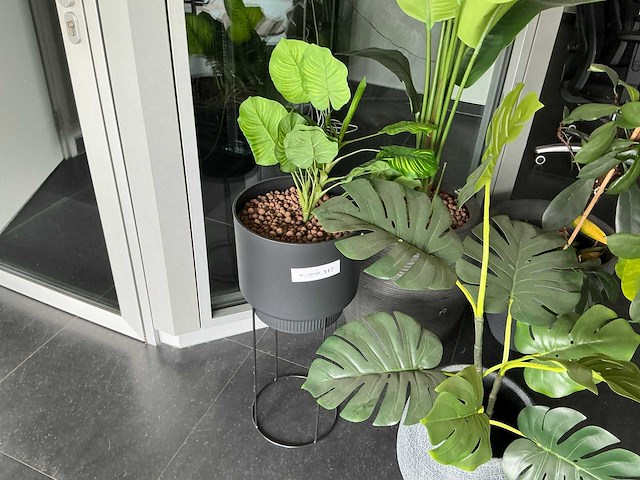 Kunstplant in pot (4x) - afbeelding 4 van  6