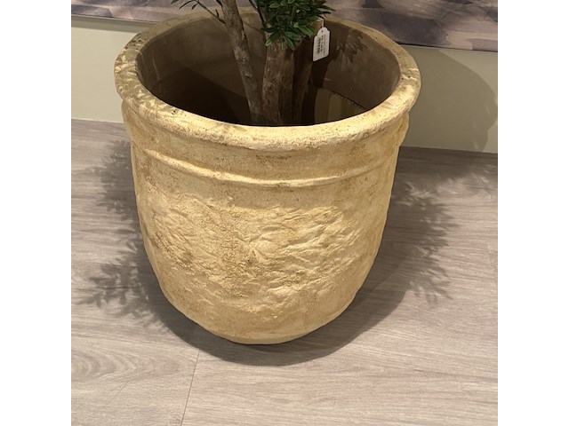 Kunstplant in pot colours&green, black wiliw tree - afbeelding 2 van  5