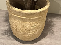 Kunstplant in pot colours&green, black wiliw tree - afbeelding 2 van  5
