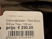 Kunstplant in pot colours&green, black wiliw tree - afbeelding 3 van  5