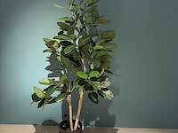 Kunstplant in pot colours&green, ficus audrey tree - afbeelding 1 van  6