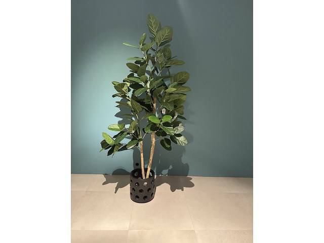 Kunstplant in pot colours&green, ficus audrey tree - afbeelding 2 van  6