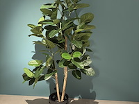 Kunstplant in pot colours&green, ficus audrey tree - afbeelding 3 van  6