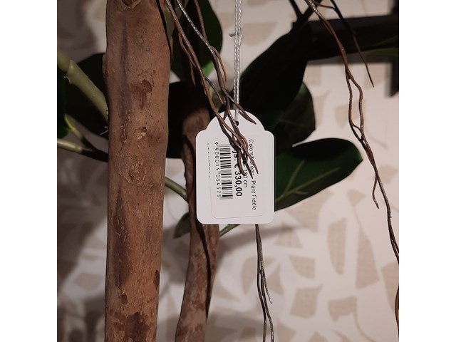 Kunstplant in pot colours&green, fiddle leaf tree - afbeelding 2 van  7