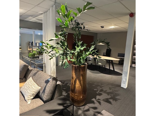 Kunstplant in pot, colours&green, musa coccinea - afbeelding 4 van  5